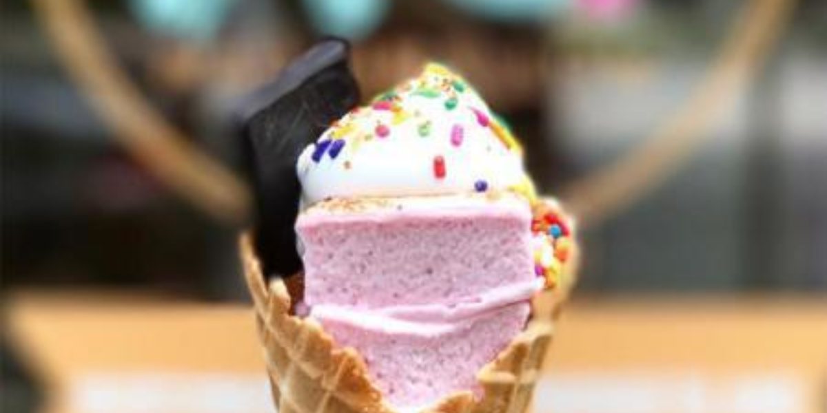 XO Marshmallow Waffle Cone - Namaste Recipes