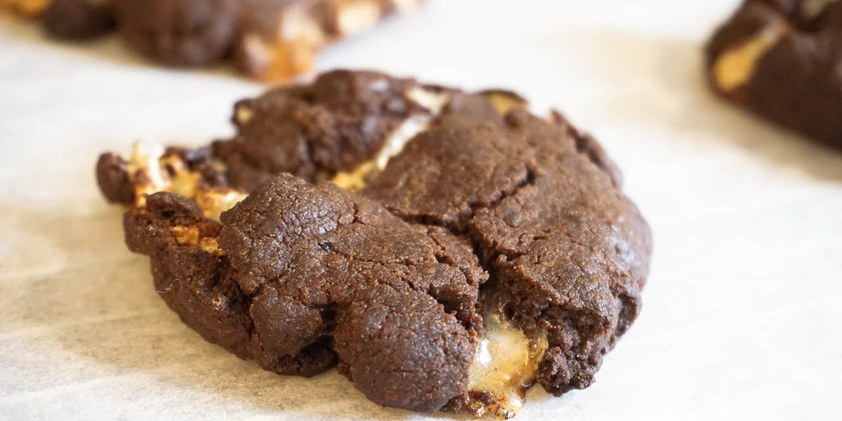 Double Chocolate Brownie Cookies - Namaste Recipes