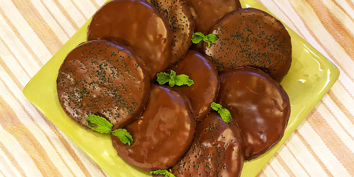 Fudgy Mint Cookies - Namaste Recipes
