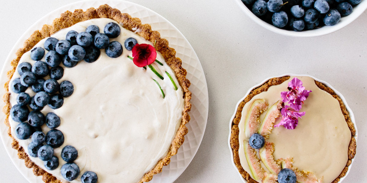 Vanilla Coconut Custard Tart - Namaste Recipes