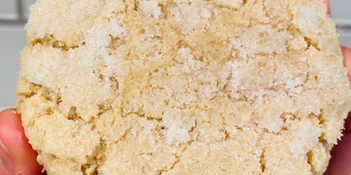 GF + DF Sugar Crinkle Cookies - Namaste Recipes