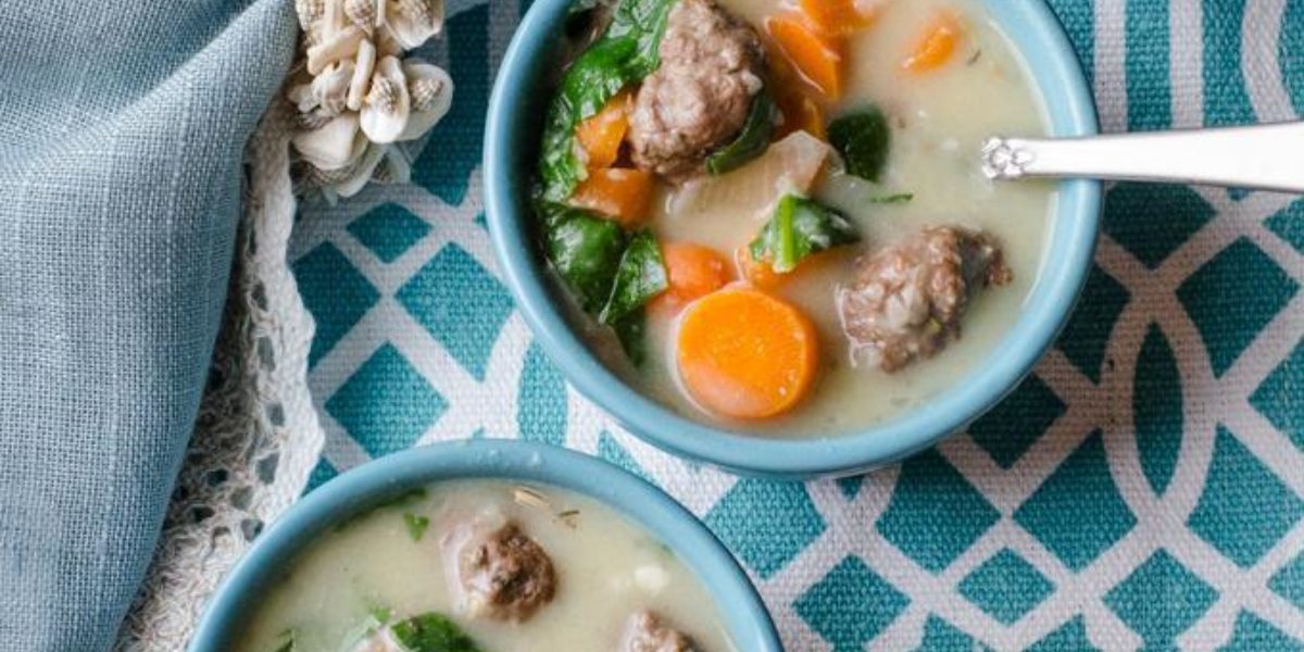 Healing Meatball Soup - Namaste Recipes