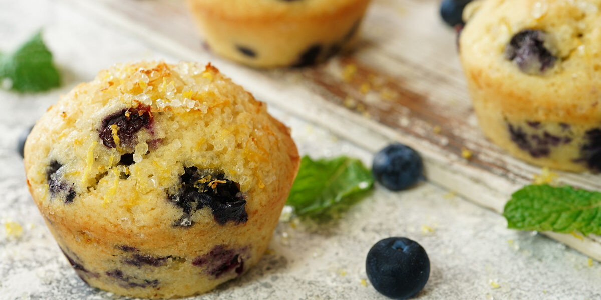 Lemon Blueberry Muffins - Namaste Recipes