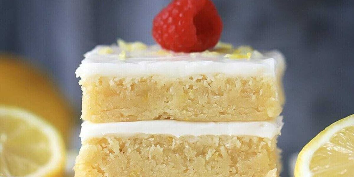 Lemon Brownies - Namaste Recipes