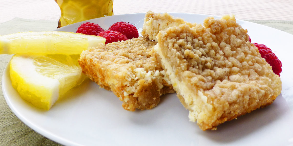 Lemon Cream Cheese Bars - Namaste Recipes