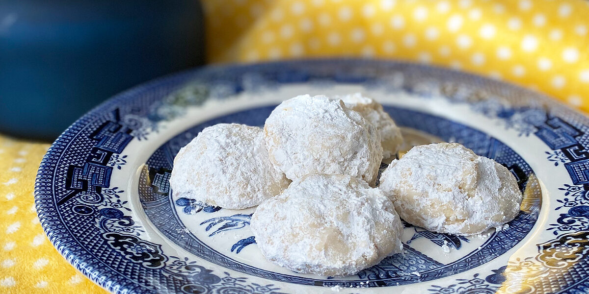 Snowball Lemon Cookies - Namaste Recipes